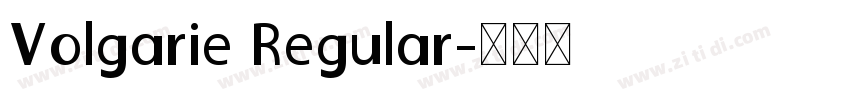 Volgarie Regular字体转换